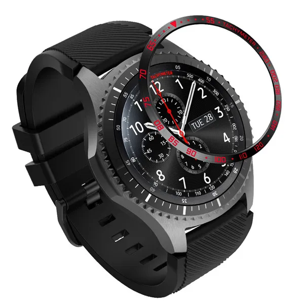 Color 13 Чехол кольцо для samsung Galaxy Watch 46 мм 42 мм Шестерни S3 Frontier Шестерни S2 SM-R720 Ringke рамка декоративная рамка чехол, защитная крышка - Цвет: Color 13