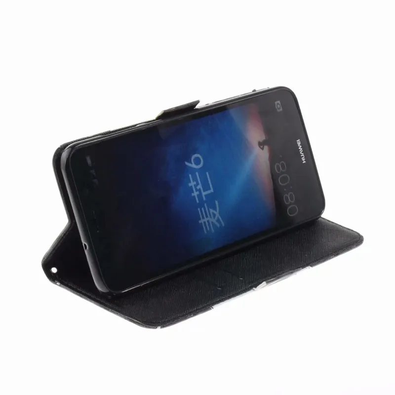 Mate 10 Lite Y5 P20 Pro Flip Case Leather Book Style Wallet Painted Cover For Huawei Enjoy 7s Honor 9N 9lite Coque | Мобильные
