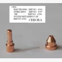 

DHL, FEDEX, TNT, UPS High Quality Cebora plasma cutting torch, CB50 CP50 CE-50 electrode+nozzle