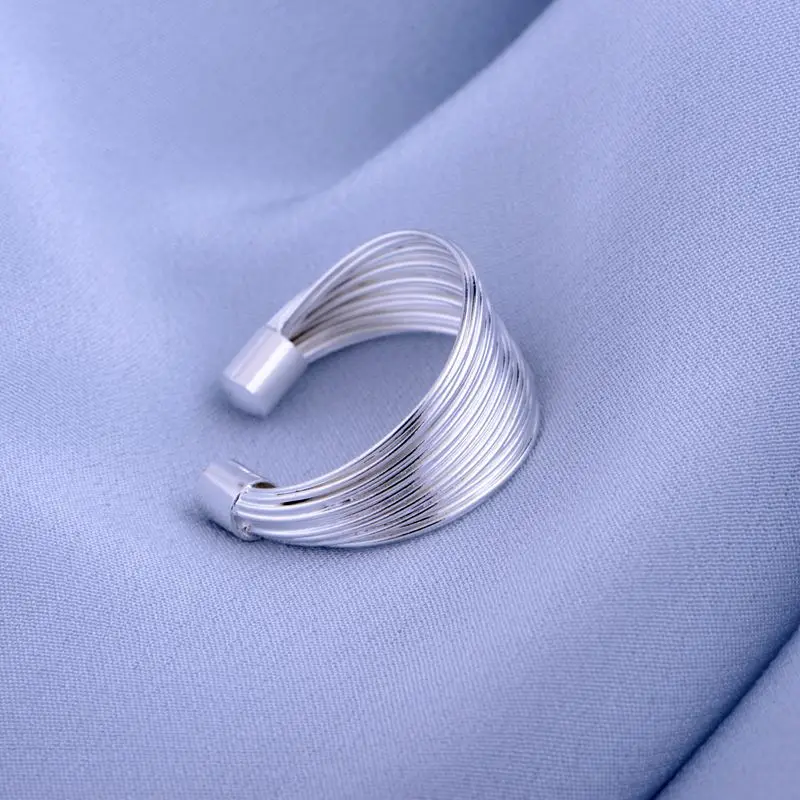 Кольцо с серебряным покрытием ювелирное изделие из серебра 925 пробы | Украшения и