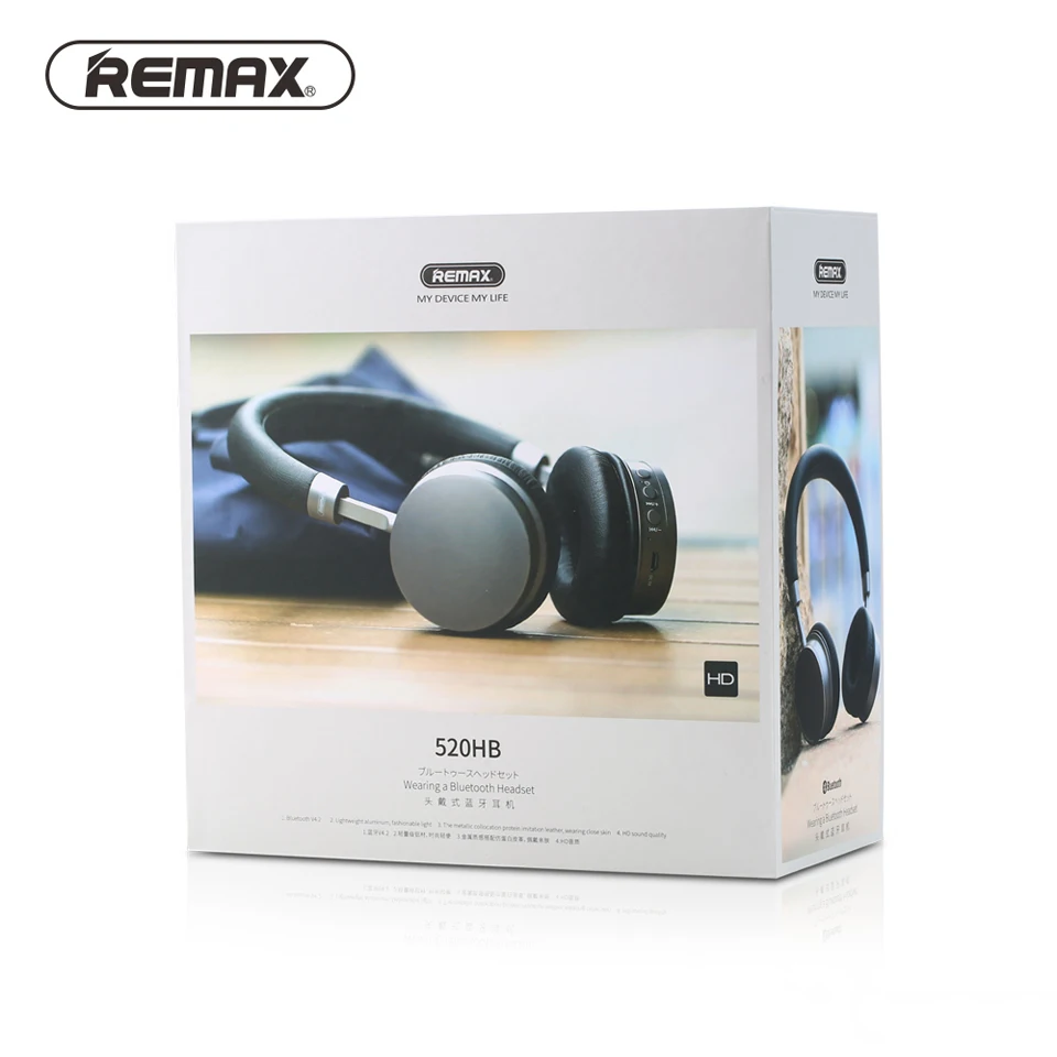 2018 Новые популярные высококачественные наушники Remax 520H Bluetooth4.2 гарнитура HIFI