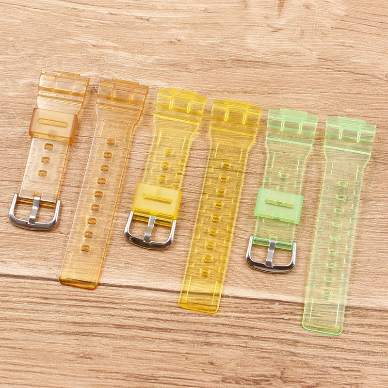 Аксессуары для часов Casio baby-g прозрачный ремешок BA-110/111/112/BGA-130 полимерный женский ремешок