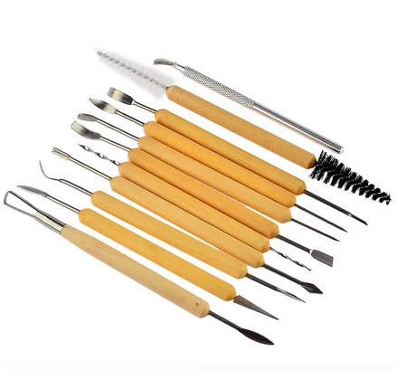 11 шт./компл. инструменты для керамики сделай сам Набор инструментов