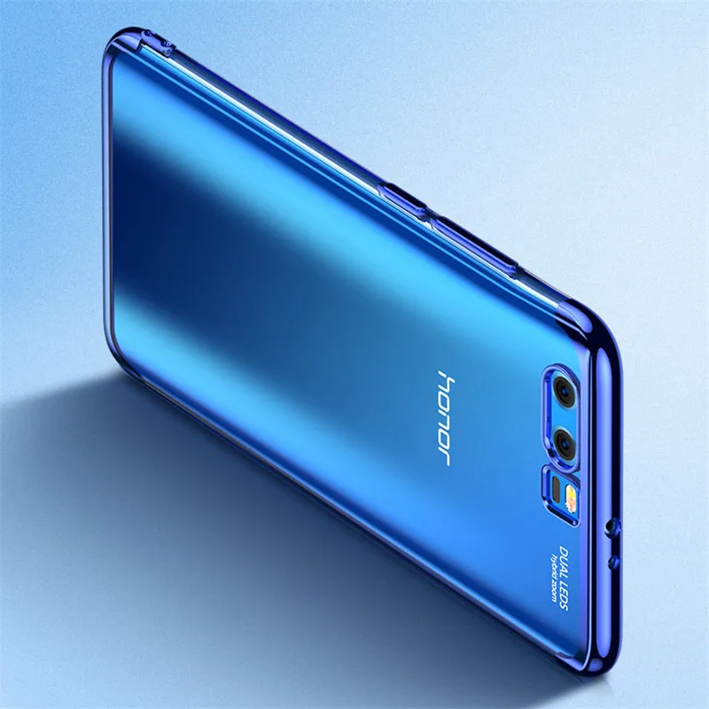 NFH роскошный покрытый ТПУ чехол для Huawei Honor 9 Прозрачный Ультра Тонкий силиконовый