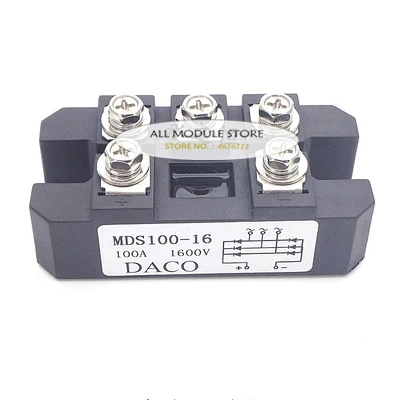 MDS100A 3 фазы диодный мост выпрямителя 100A Amp 1600V MDS100 16 MDS100A1600V 1600V|Детали генератора и