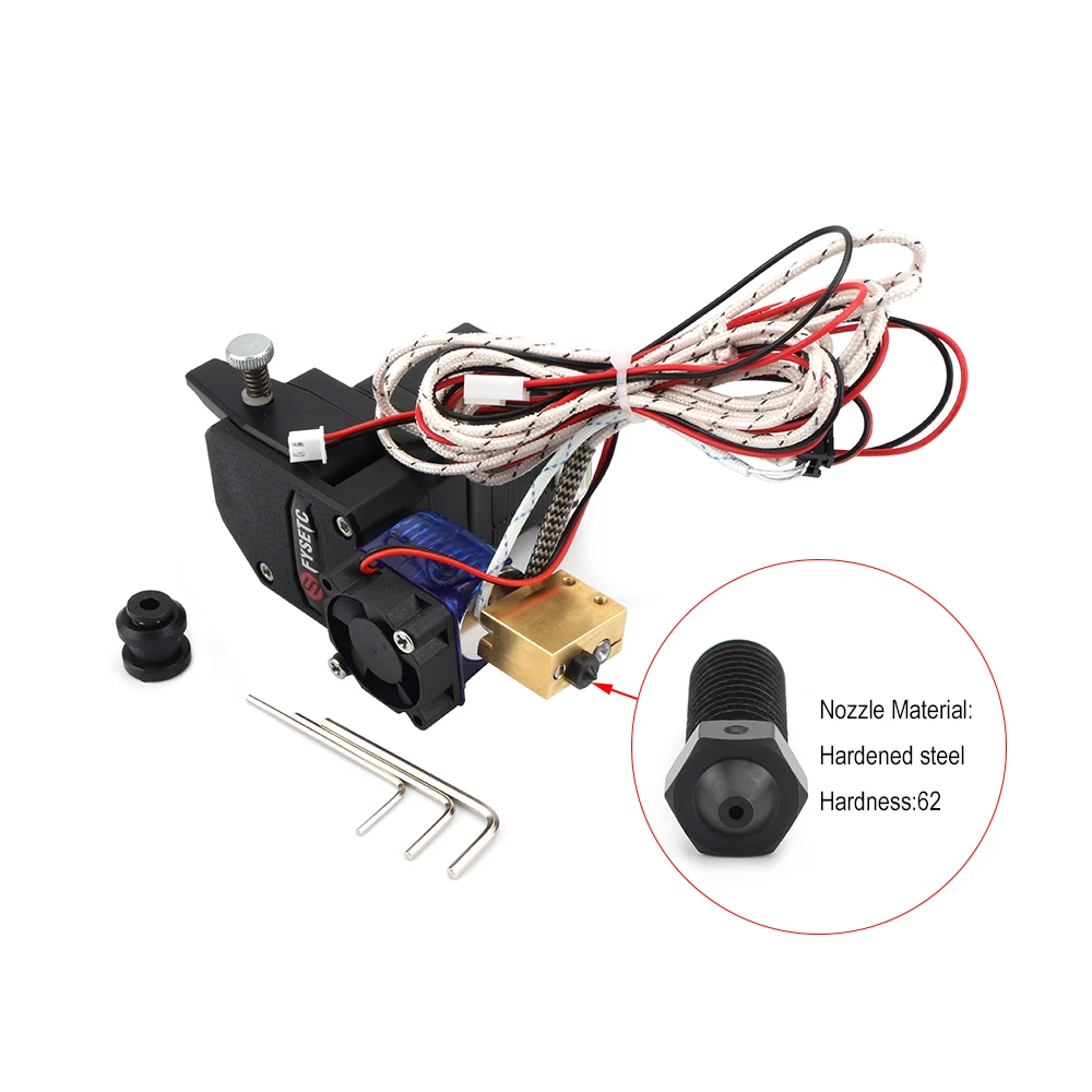 BMG экструдер Боуден v6 Hotend двойной привод экструдер с датчиком PT100 затвердевает насадка для Wanhao D9 Creality CR10 Ender 3 Anet E10