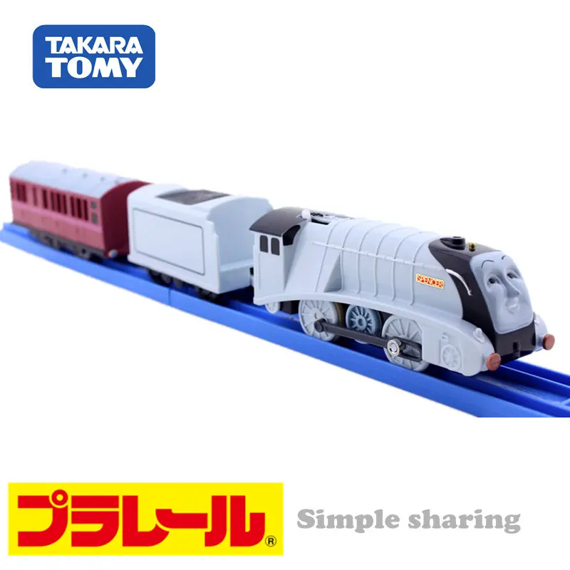 TOMY TRACKMASTER TS 10 And Friends Спенсер с 2 грузовиками моторизованный поп миниатюрный