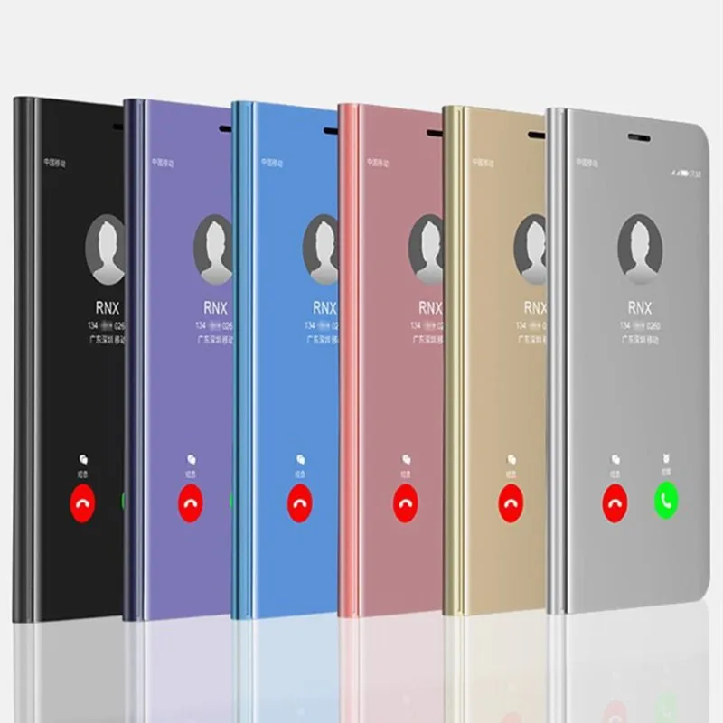 Умный зеркальный флип-чехол для huawei Honor P10 P20 P30 Lite Mate10 Mate20 Mate30 Pro Y5 Y6 Y7 Y9 Psmart плюс чехол Coque