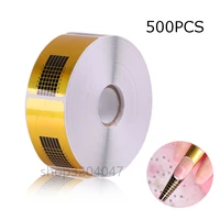 nail forms 500pcs gold nail guide sticker tape nail art sculpting extension nail form guide stickers adhesive acrylic uv gel tip