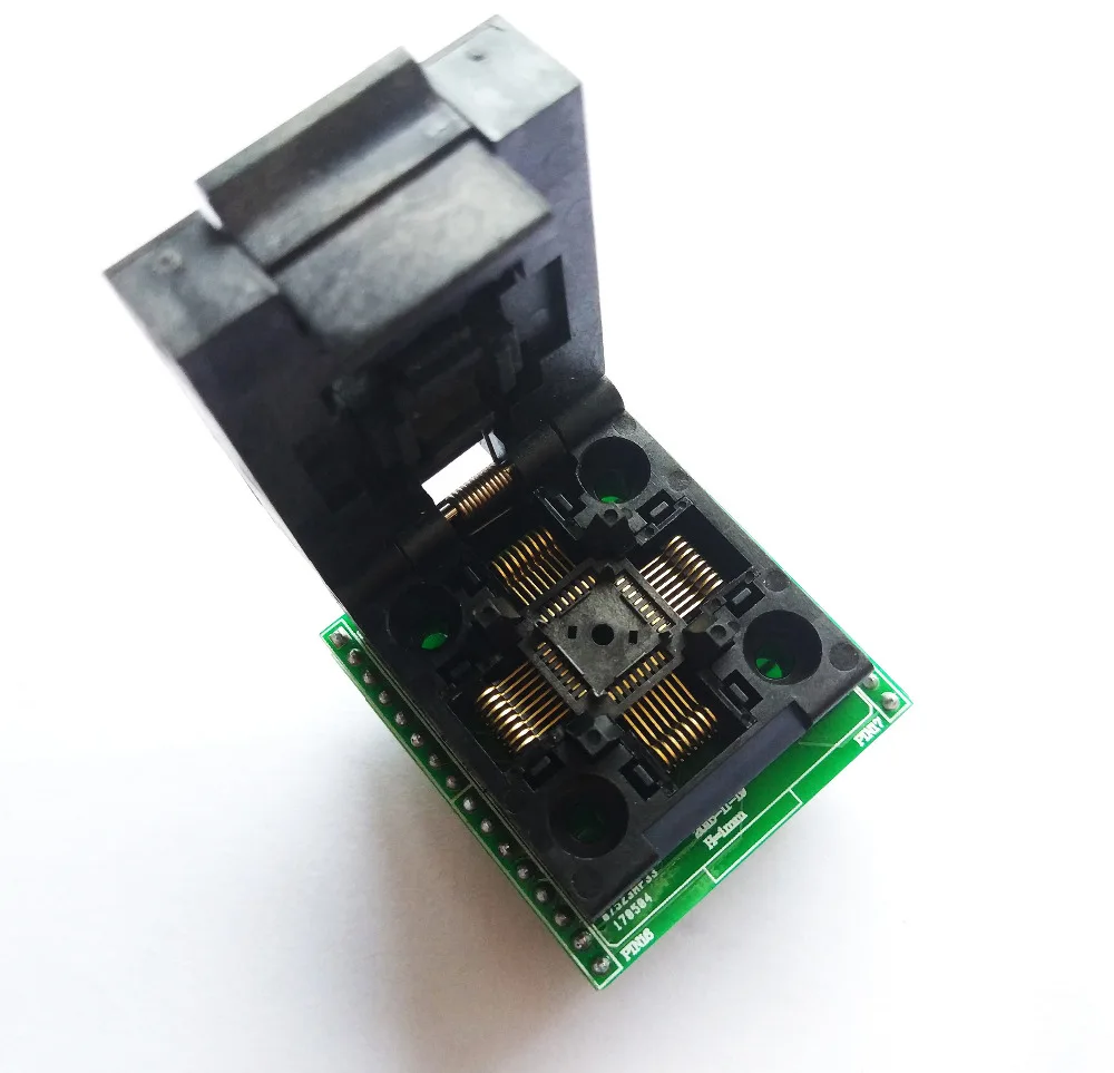 Бесплатная доставка универсальный программатор TQFP32 QFP32 LQFP32 к DIP32 разъем адаптера