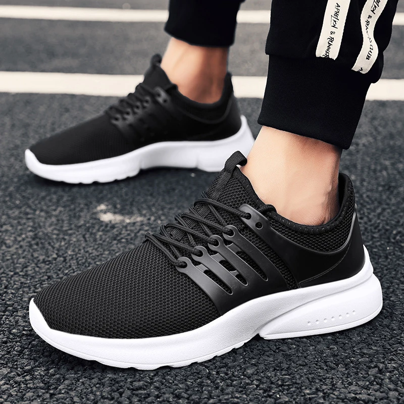 Мужские кроссовки модные 2019 дышащие 39 ~ 46 легкие повседневные # LA56 | Обувь