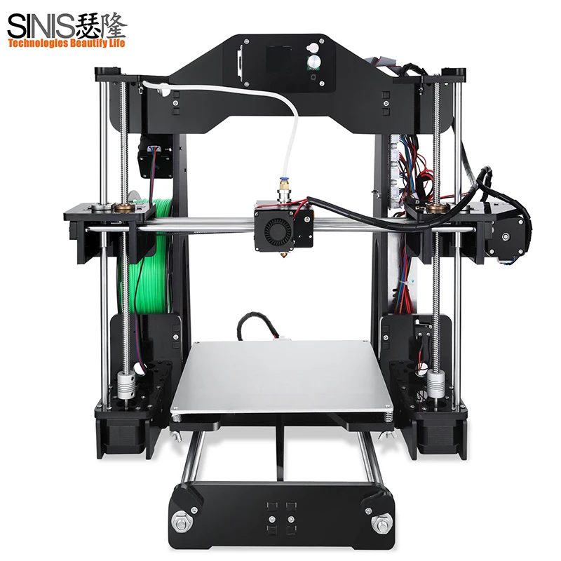 Sinis большой размер 3d принтер impressora 220*220*240 мм умный уровень лазерная гравировка