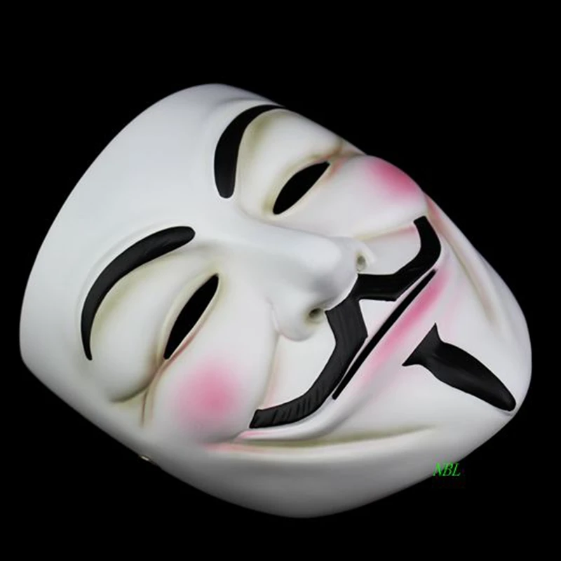 Маскарад на Хэллоуин V для вендетты маска полное лицо фильм Guy Fawkes тема анонимы смолы маски вечерние реквизит костюм взрослый размер