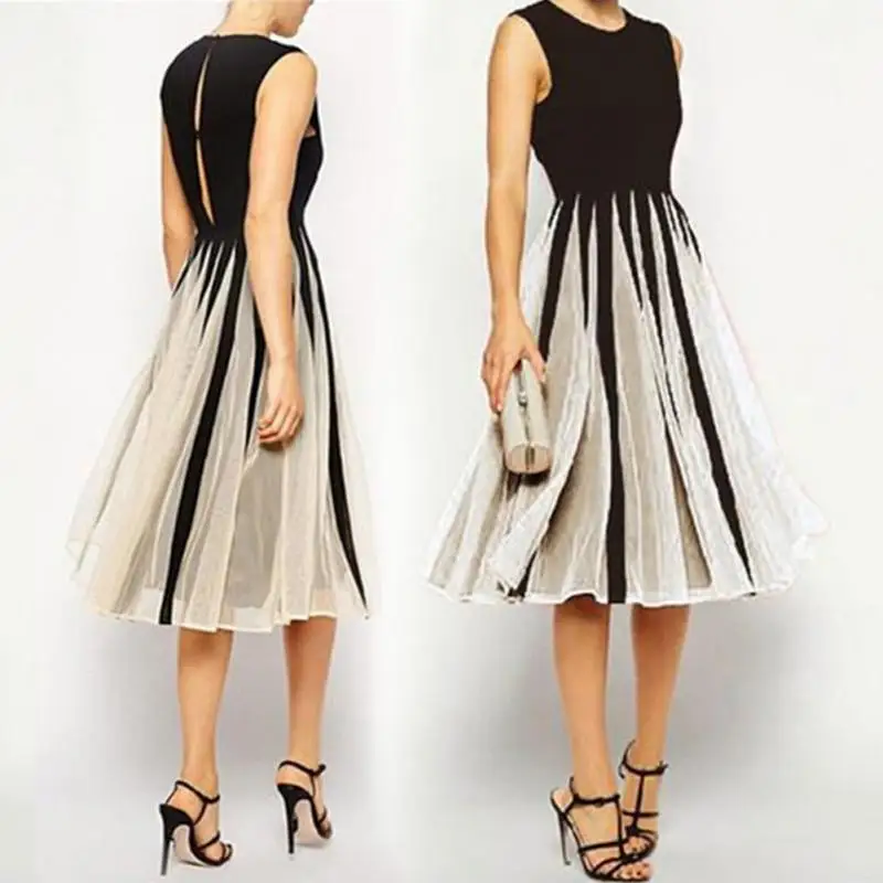 2018 Новое поступление Для женщин девочек Occidental Стиль модное платье элегантный