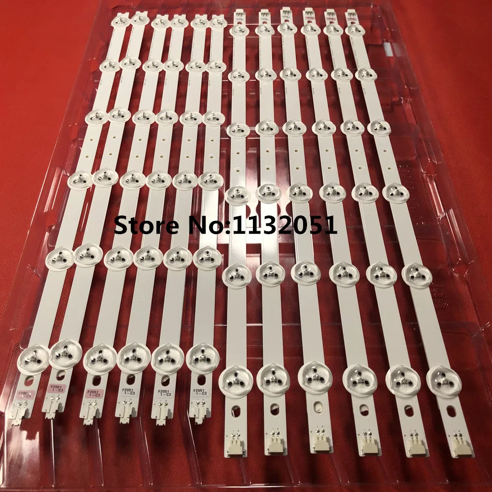 874 мм светодиодный фонарь с подсветкой 12 Светодиодный s для LG TCL L42F1300-3D 6916L-0882A 6916L-0913A LC420DUN SE 42 дюймовый ЖК-монитор