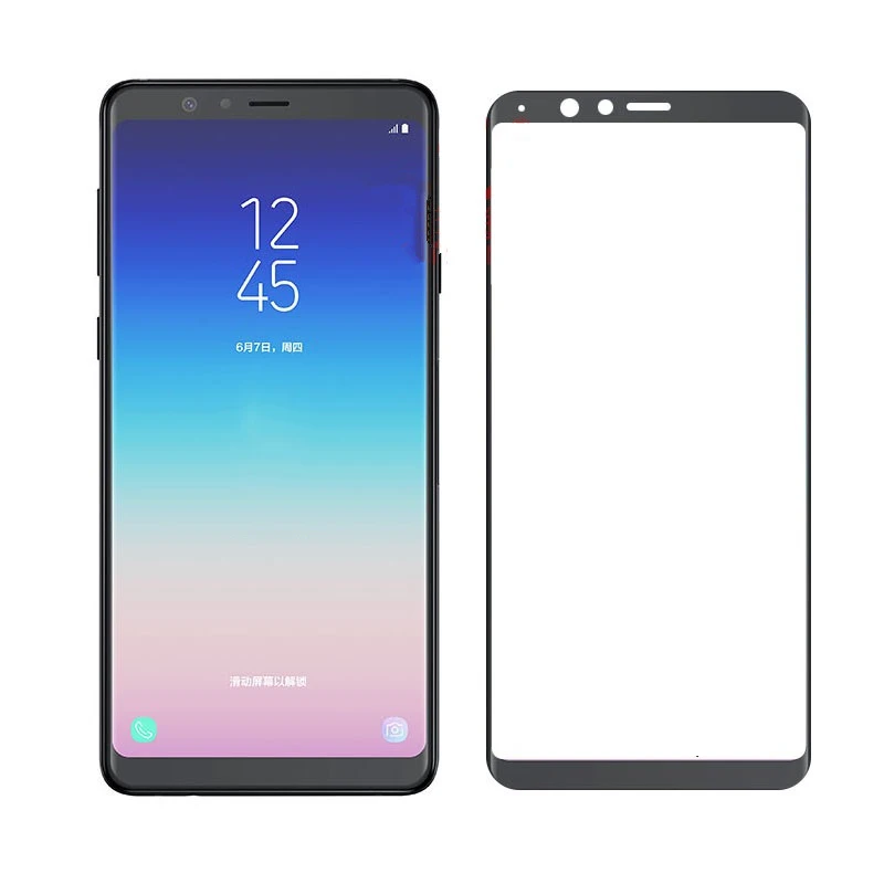 2 шт./лот полный охват Экран протекторы для samsung Galaxy A8 Star A9 царапинам Защитная