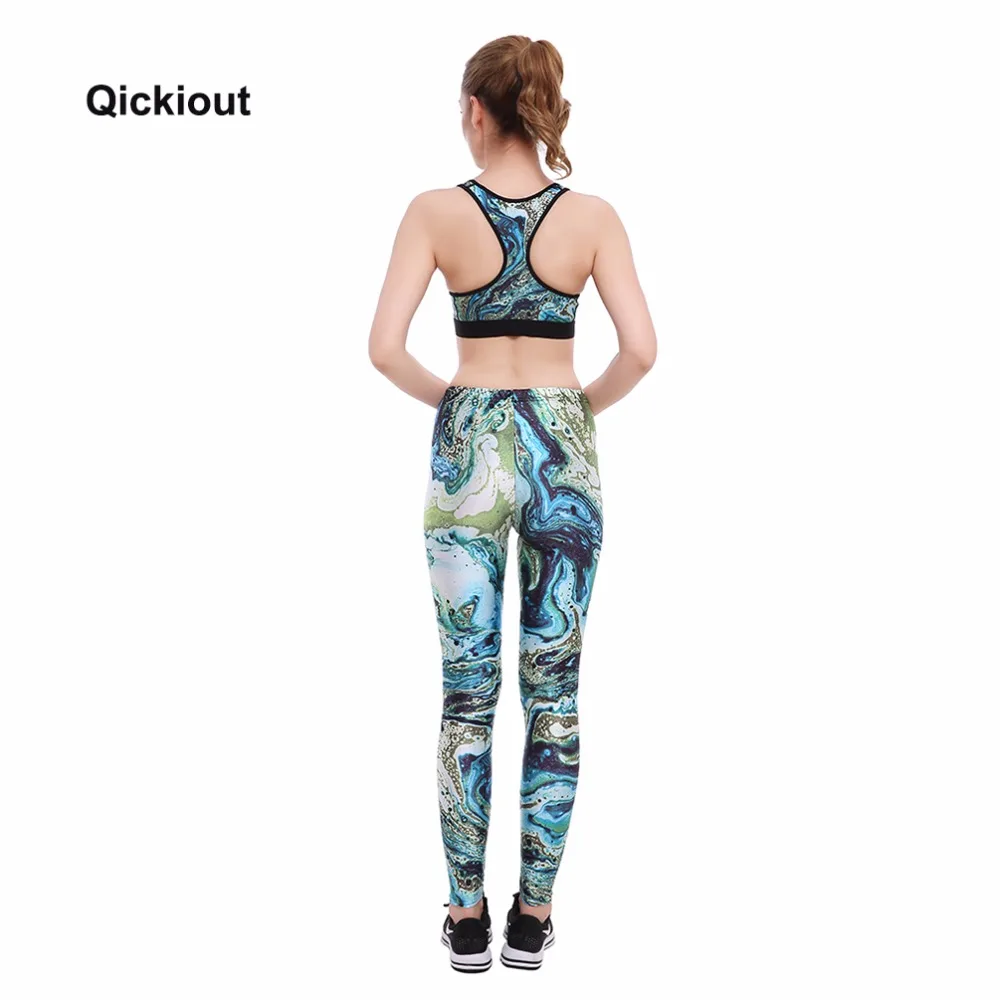 Женский спортивный костюм Qickitout топ на бретельках леггинсы 2 шт.|pants set|set fashionwomen piece