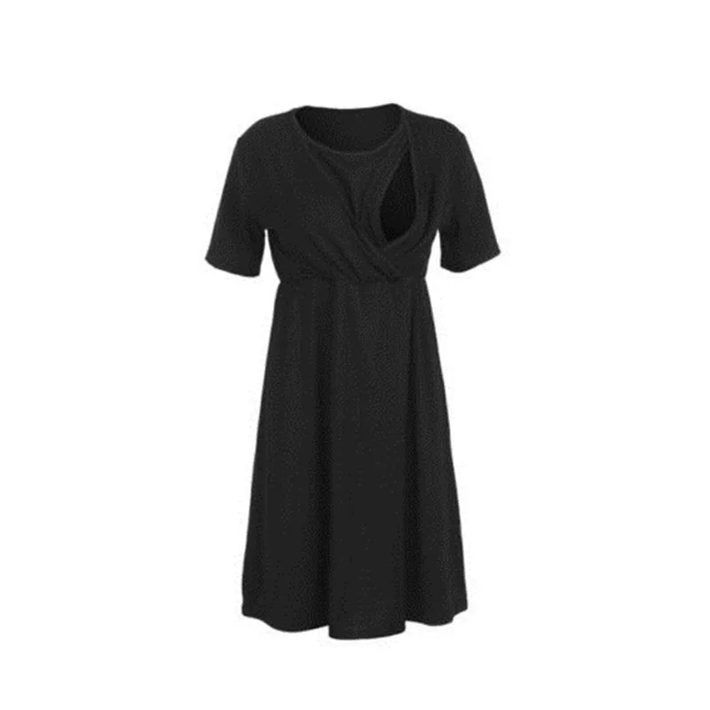 Сексуальное летнее платье для беременных 4 цвета кормления большого размера