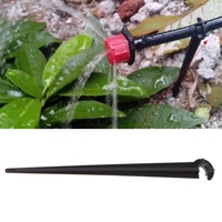 50pcs 11cm durable plastic hook fixed stems support holder for 47 drip irrigation water hose system garden supply drop shipping