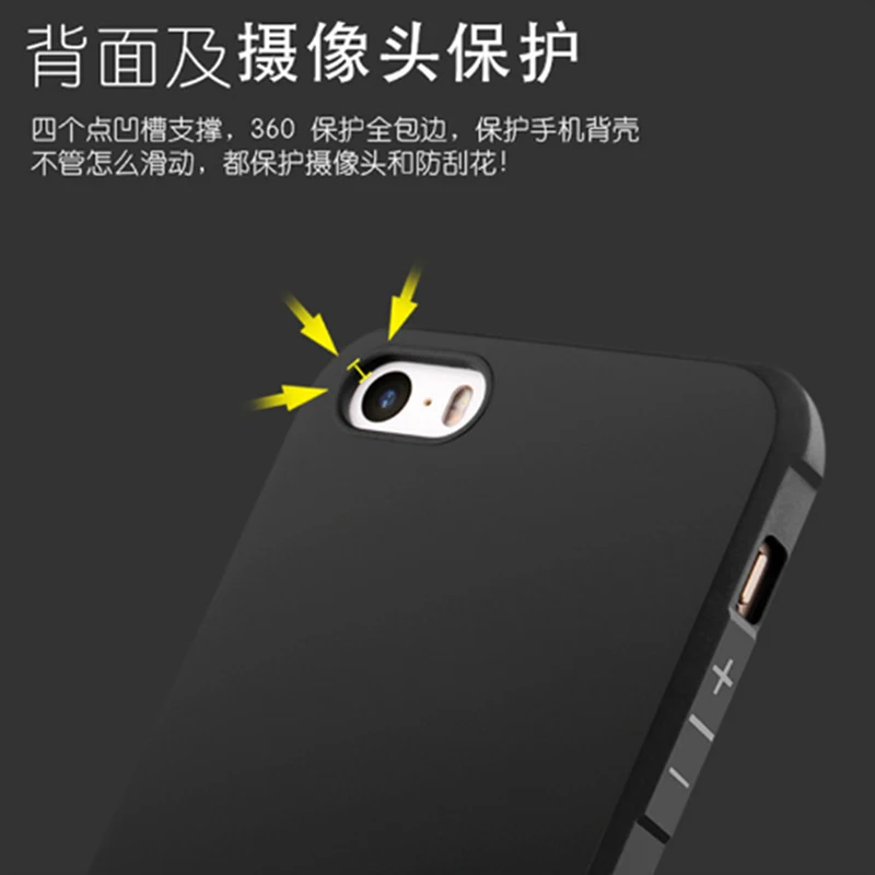 Phone Case For iphone 5 5s SE 6 6s 7 8 plus X High Quality Silicone Protective Back Cover Cases |