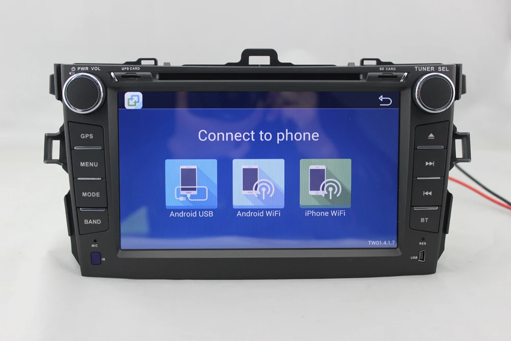 8 дюймовый Android 7 1 четырехъядерный 1024*600 подходит для TOYOTA COROLLA 2007 2008 2009 2010 2011 2012
