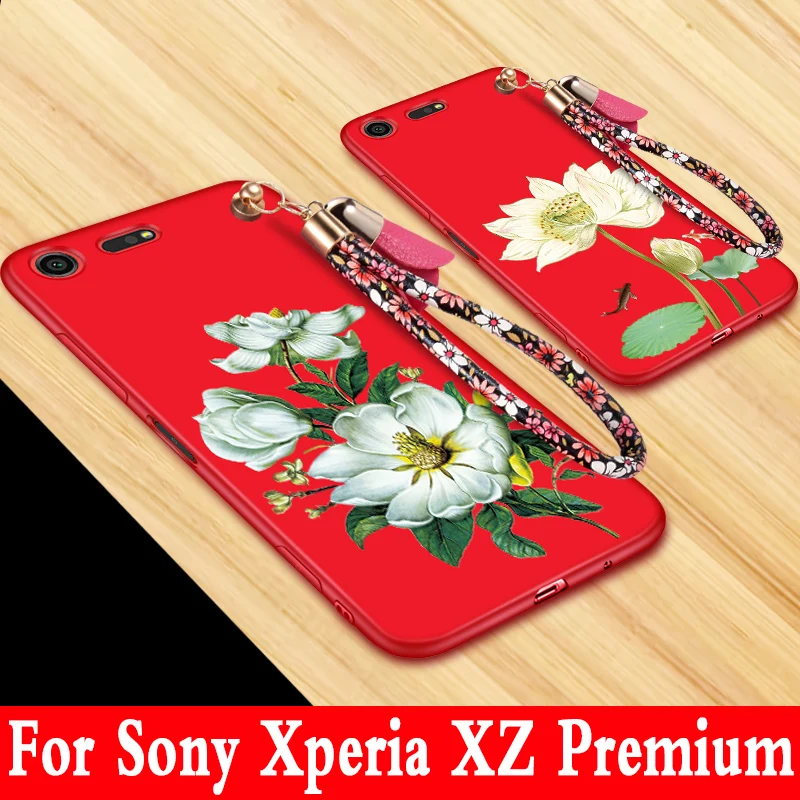 Для sony xperia xz premium чехол силиконовый роскошный funda для телефона из