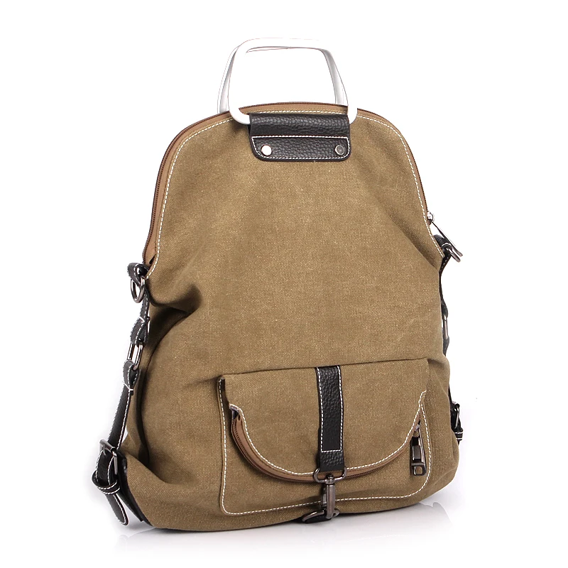 Manjianghong 2017 новый рюкзак плеча crossbody многофункциональный холст сумки досуга моды