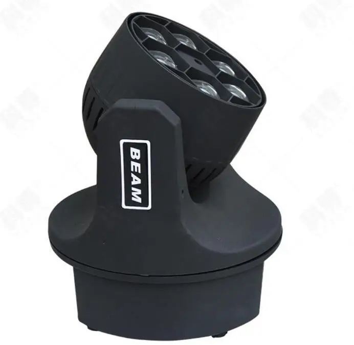 Светодиодная мини лампа пчелиный глаз с движущейся головкой световой эффект 6x15