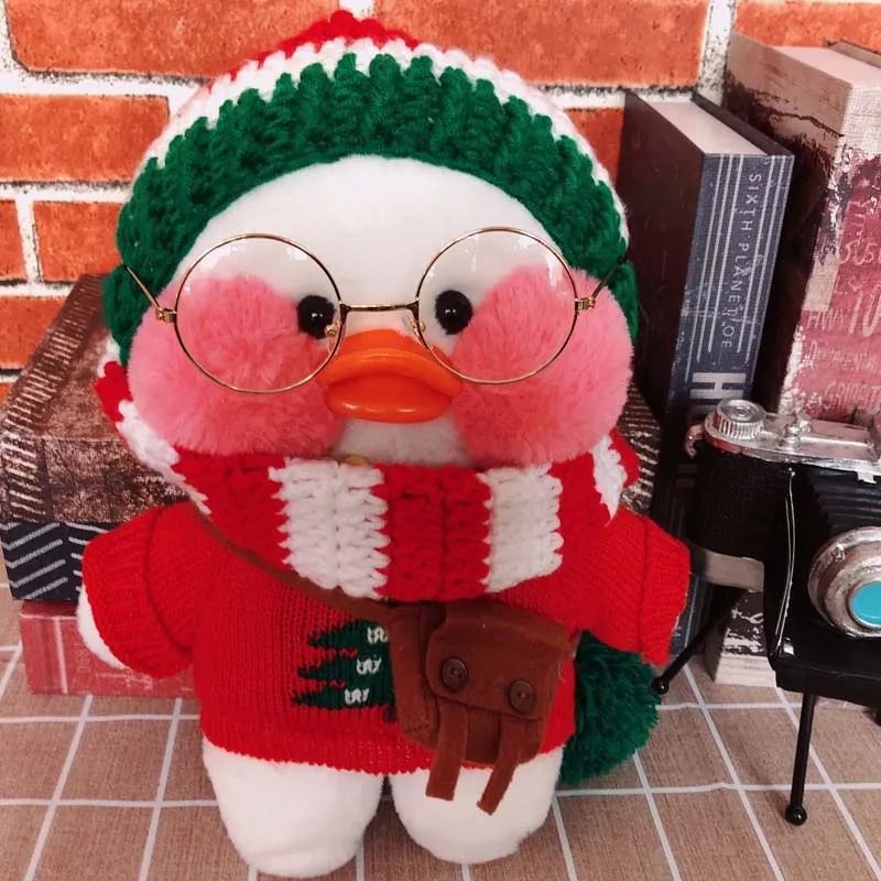 N 30 см Kawaii LaLafanfan кафе утка Плюшевые игрушки мультфильм милые животные Утка Мягкая кукла мягкие детские игрушки подарок на день рождения для детей - Цвет: N