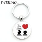 Брелок JWEIJIAO для шахматных влюбленных, цепочка для ключей с пряжкой для свадьбы, на заказ, в виде рыцаря, лошади, с надписью You Touch Me, подарок для невесты, жениха, E597