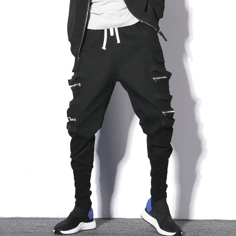 2019 модные мужские повседневные брюки султанки в стиле хай стрит хип хоп