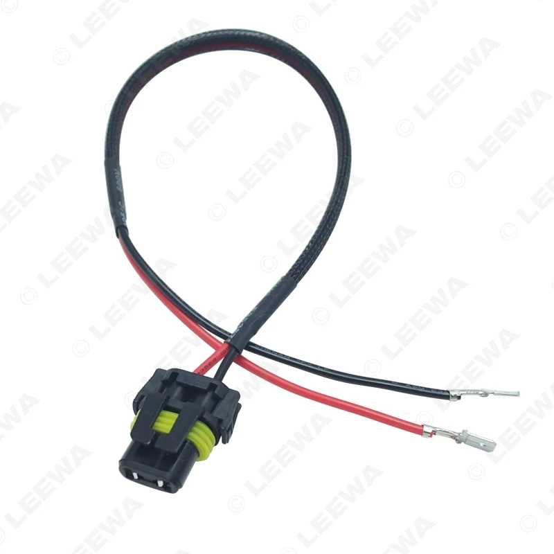 LEEWA 2 шт. 12 в 35 Вт 55 Авто HID конверсионный комплект ксеноновая лампа питания провод