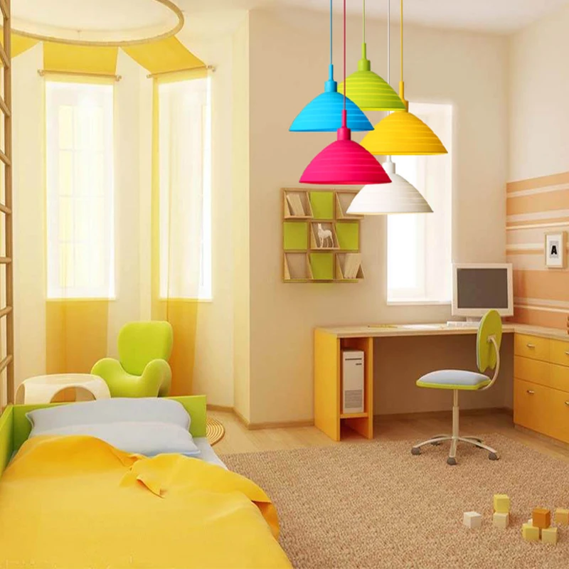Потолочный светильник современный минималистичный для столовой детей цвета