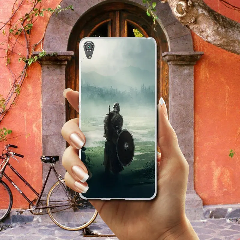 Мягкий ТПУ чехол для телефона Sony Xperia XA XZ Z Z1 Z2 Z3 Z4 Z5 Compact E3 E5 T3 M2 M4 M5 сумка Knight Souls Armor