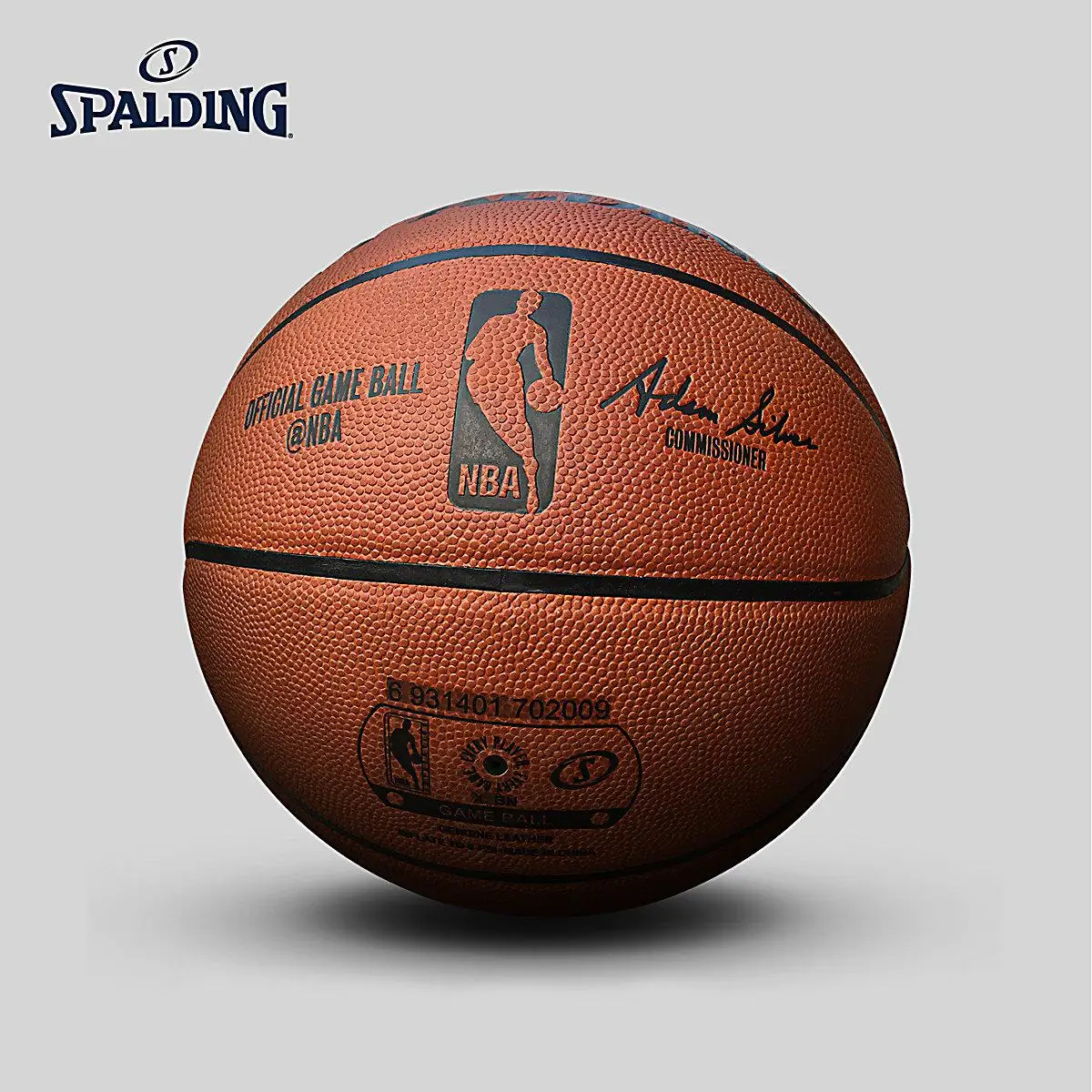 SPALDING профессиональный игровой Крытый из натуральной кожи basketball74-569Y baloncesto Официальный игровой мяч