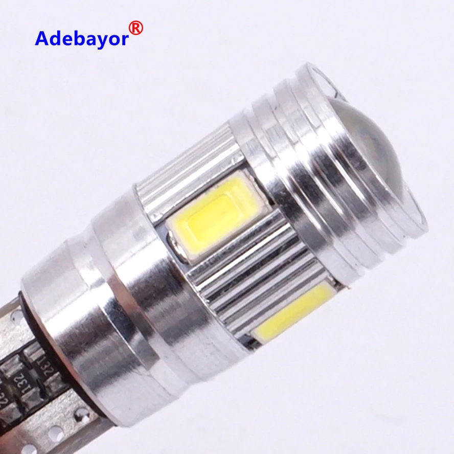 2 шт. автомобисветодиодный светодиодные лампы T10 W5W 5W5 5630 6 smd для указателей