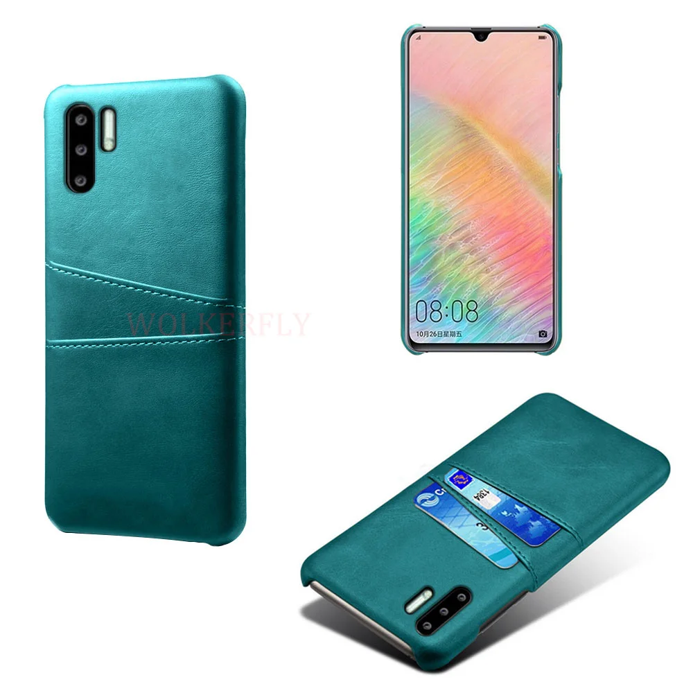 2 Кожаный держатель для карт чехол для huawei Y9 Y7 Prime Y6 Y5 P Smart Z P30 P20 Коврики 20 Lite Pro Nova 5i 5 Honor 20 10i 20i крышка - Цвет: 2