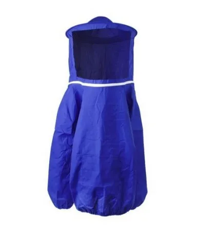 Blue Костюм пчеловода, защитный костюм для пчеловодства, куртка, практичная защитная одежда для пчеловодства, платье с вуалью и шляпой, экипированный костюм - Цвет: Blue