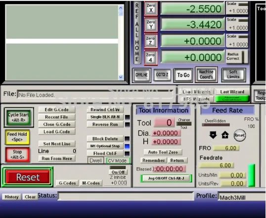 Гравировальный станок Mach3 контроллер программного обеспечения английский с lience