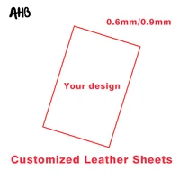 ahb wholesale custom made synthetic leather fabric diy hair accessories home textile printed fabric diy dolls sewing material