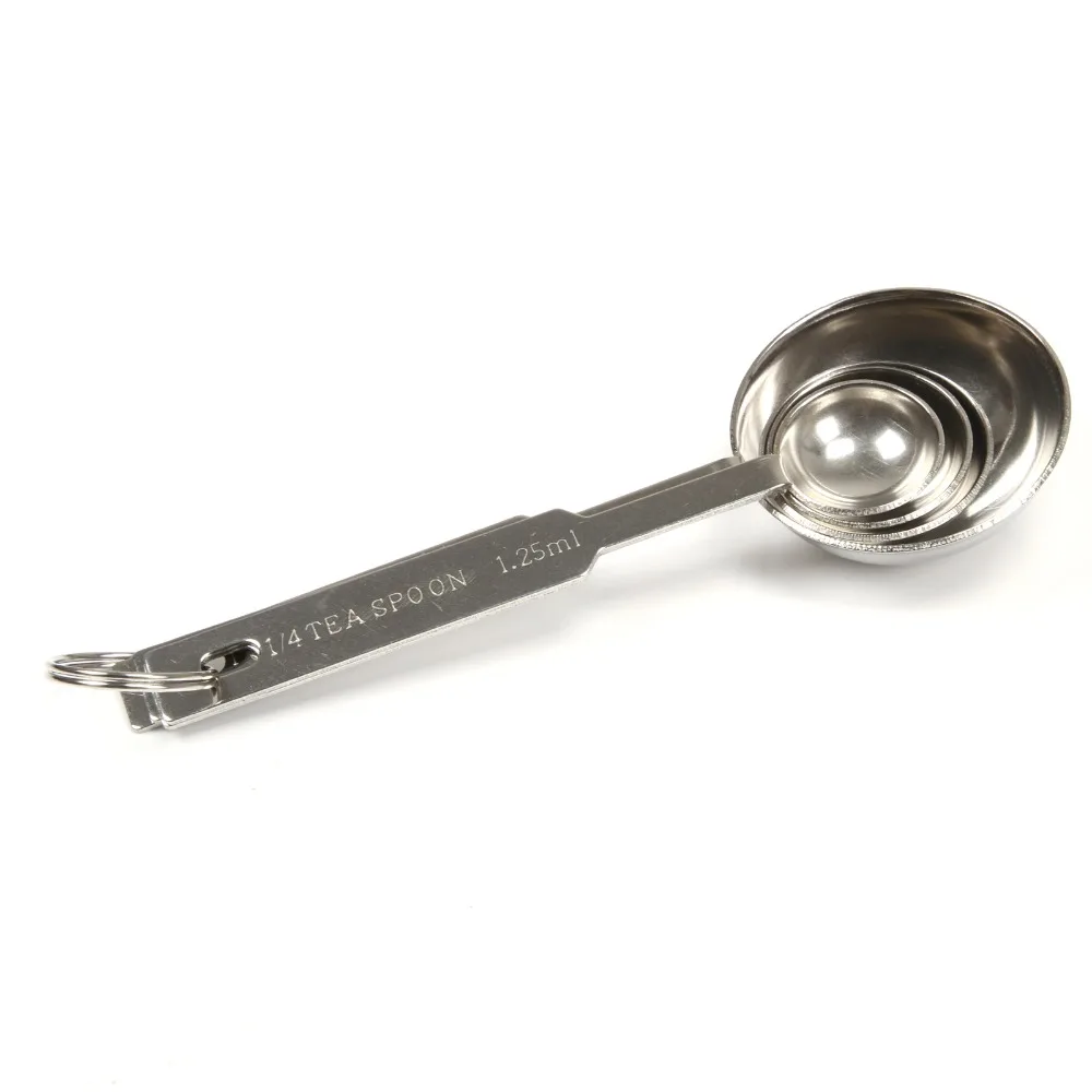 Мерная чашка из нержавеющей стали 4 шт. кухонные весы мерные ложки совок для