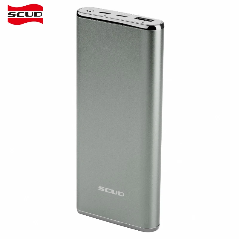 Скад 10000 mAh Мощность банк Двусторонняя Quick Charge Тип-C Порты Портативный внешний