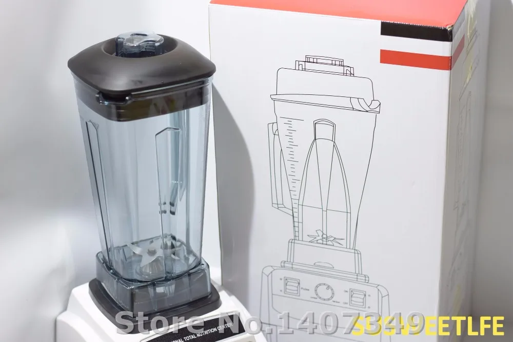 Немецкий двигатель, 3HP, BPA бесплатно, Коммерческий Миксер для смузи, электрический кухонный комбайн, профессиональный блендер