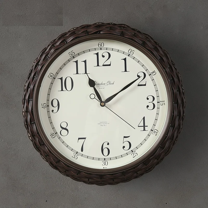 Бесплатная доставка декоративные круглые часы для гостиной гостиничная мебель в