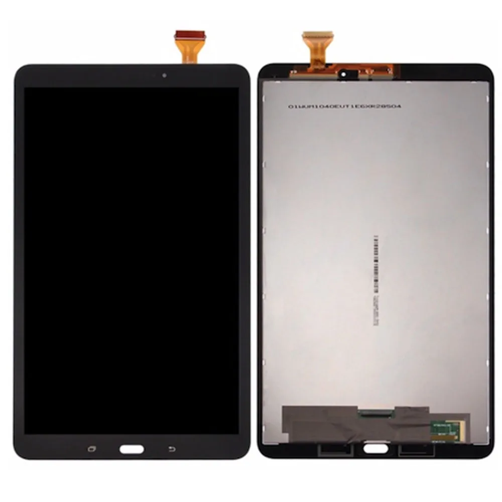 Black without frame Для samsung Galaxy Tab A SM-T580 T580 ЖК-дисплей кодирующий преобразователь сенсорного экрана в сборе рамка для samsung T580 Замена дисплея - Цвет: Black without frame