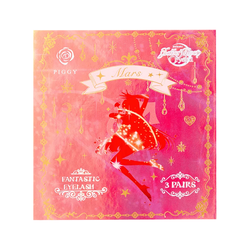 Sailor Mars Аниме Сейлор Мун Кристалл 25th юбилей Накладные ресницы макияж косплей реквизит подарок - Цвет: Sailor Mars