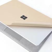 for microsoft surface laptop anti scratch sticker removable decals premium protective skin cover champagne gold full body protec