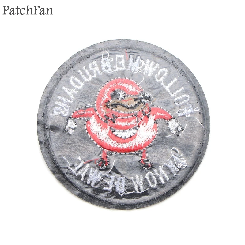 Patchfan Уганды суставы мем гладить на нашивки одежда para diy вышитые значки швейная