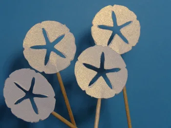 Блестящий песочный доллар кекс топперы девичник свадебный душ День рождения Чай