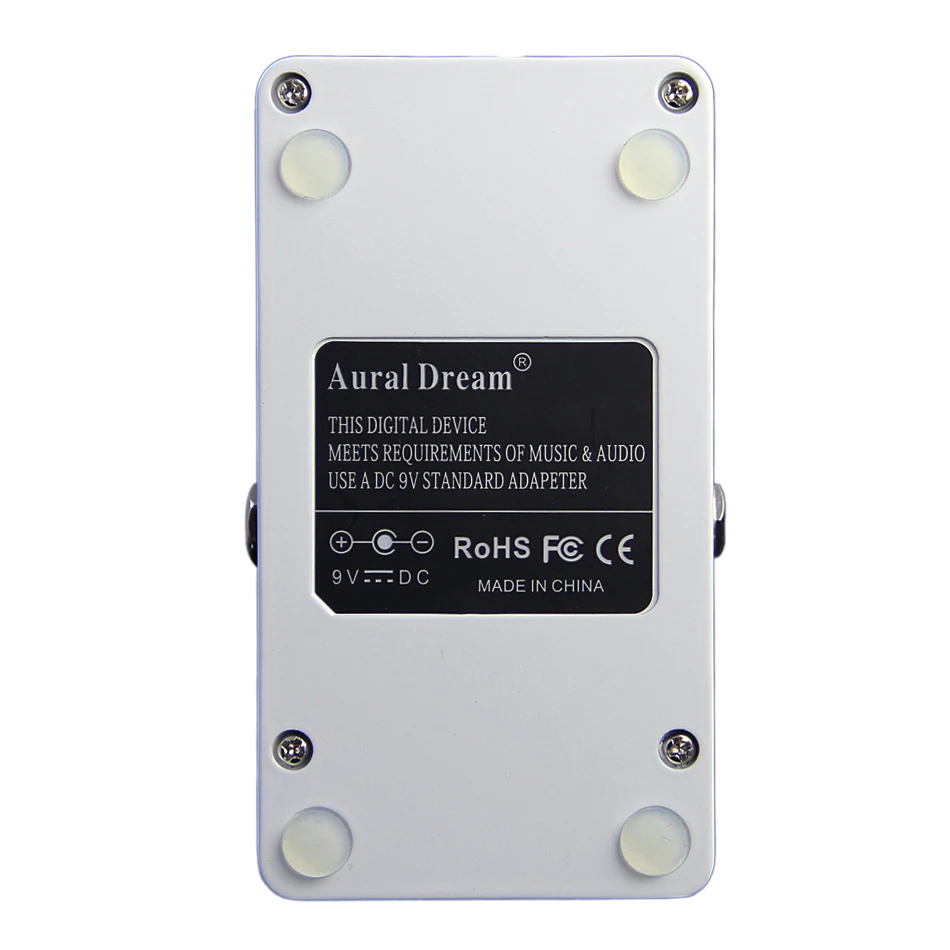 Aural Dream Listen Reverb True Bypass Digital Effects Pedal for Electric Guitar with 8 | Спорт и развлечения